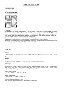 manuals - uputstva cro/bih/srb 1. backgammon