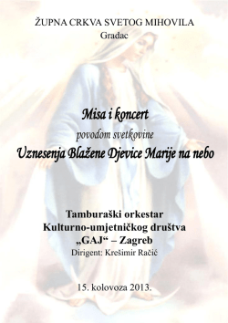 programskoj knjižici. - Kulturno