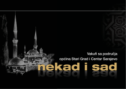 nekad i sad - Vakufska direkcija