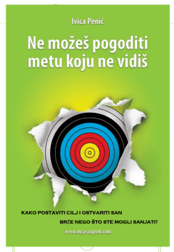 nemože&scaron; pogoditi metu koju ne vidi&scaron;