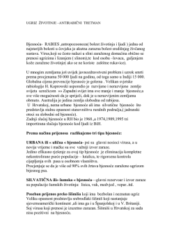 Bjesnoća - Zavod za javno zdravstvo Krapinsko