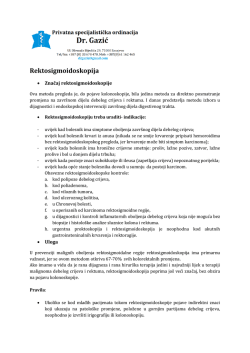 Rektosigmoidoskopija