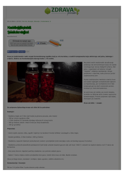 Kvas od cvekle &ndash; najbolji ruski recept za sve bolesti: Spa&scaron;ava i