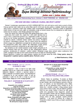 Godina VI / Broj 42 (258)