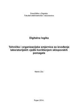 smjernice za izvođenje laboratorijskih vježbi