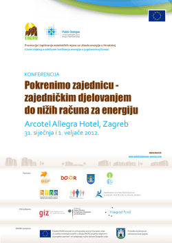 Pokrenimo zajednicu - zajedničkim djelovanjem do nižih