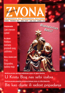 U Kristu Bog nas sebi izabra Biti kao dijete ili radost pripadanja