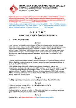Razlike između važećeg Statuta i novog prijedloga
