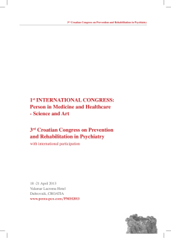 3rd Croatian Congress on Prevention and