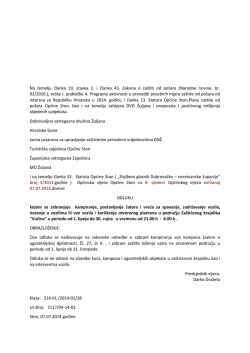 Odluke - Općina Ston