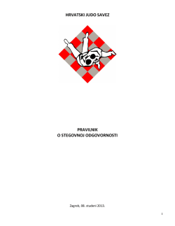 HJS Pravilnik o stegovnoj odgovornosti