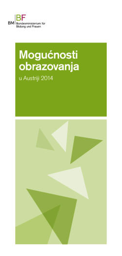Mogućnosti obrazovanja u Austriji 2014