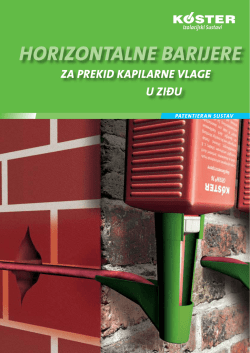 HORIZONTALNE BARIJERE
