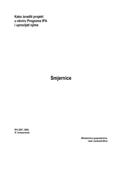 Kako izraditi projekt?