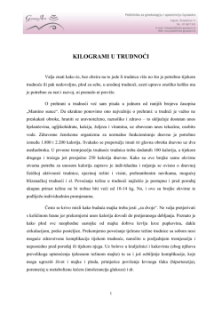 KILOGRAMI U TRUDNOĆI - Poliklinika GynaeArs