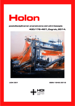 Holon, 4(2) - Hrvatsko društvo za integralnost