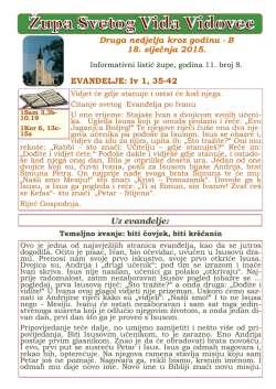 ruga nedjelja kroz godinu