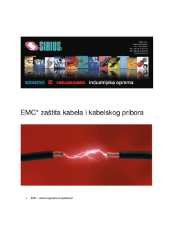 EMC* za&scaron;tita kabela i kabelskog pribora