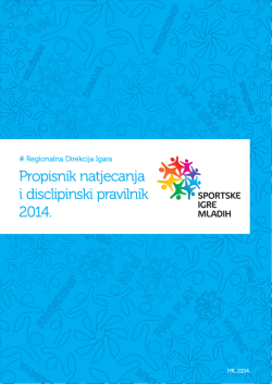 pravilnik - Sportske igre mladih