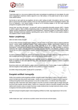 O nama Nadzor i projektiranje Energetski - Kutija