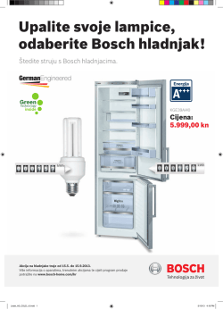 Upalite svoje lampice, odaberite Bosch hladnjak!