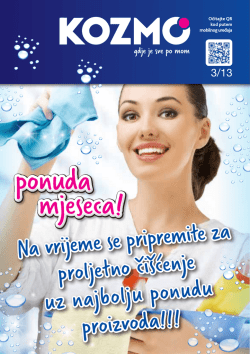 Na vrijeme se pripremite za proljetno či&scaron;ćenje uz najbolju