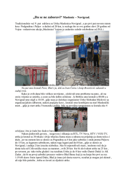 "Da se ne zaboravi" Maslenica