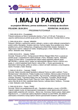 1.MAJ U PARIZU