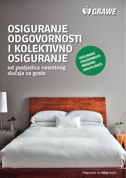 osiguranje odgovornosti i kolektivno osiguranje