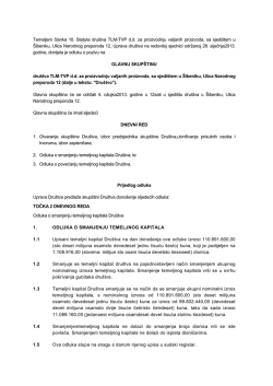 Poziv za Skup&scaron;tinu WORD - TLM