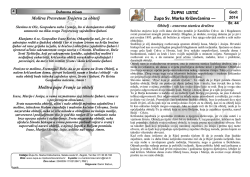 ovdje - Župa Sv. Marka Križevčanina