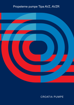 PROPELERNE PUMPE TIPA AVZ, AVZR