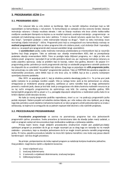 3. programski jezik c++