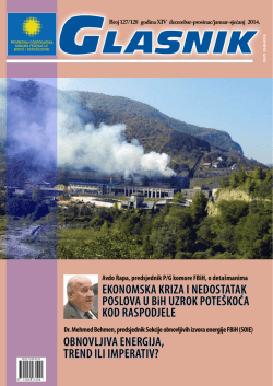 EKONOMSKA KRIZA I NEDOSTATAK POSLOVA U BiH UZROK