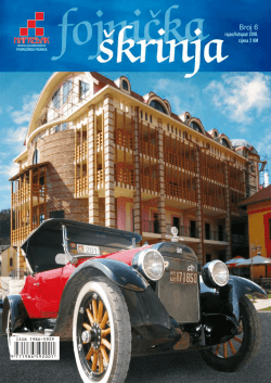 Fojnička &scaron;krinja broj 6