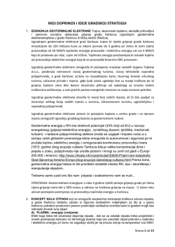 4.) Moj doprinos izradi strategije grada Karlovca