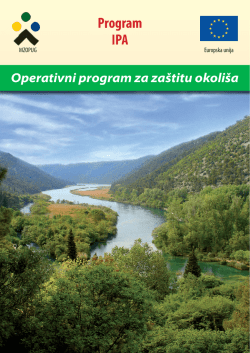 Operativni program za za&scaron;titu okoli&scaron;a (ažurirano u lipnju