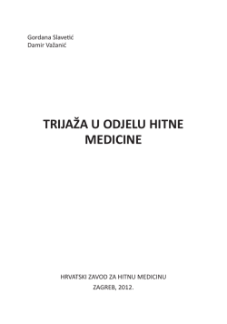 Trijaža u odjelu hitne medicine