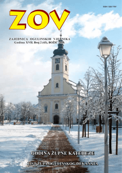 GODINA ŽUPNE KATEHEZE - Župa sv. Križa Ogulin