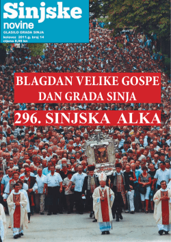PDF - Kulturno umjetničko sredi&scaron;te Sinj