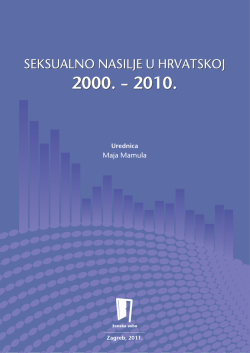 Seksualno nasilje u Hrvatskoj 2000. &ndash; 2010.