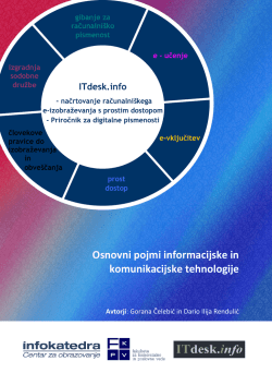 Osnovni pojmi informacijske in komunikacijske