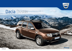 Dacia Duster - Daciamodellen.nl