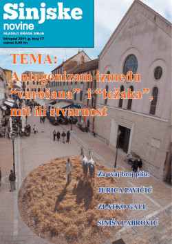 PDF - Kulturno umjetničko sredi&scaron;te Sinj