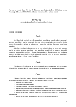 Pravilnik o upravljanju ambalažom i ambalažnim otpadom