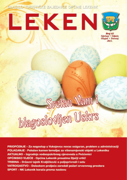 Leken 63 2011 1 - Turistička zajednica Općine Lekenik