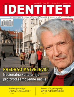 PREDRAG MATVEJEVIĆ:
