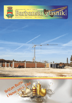 G lasilo O p ć ine B arbanwww . barban . hr