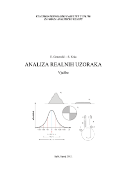 E. Generalić, S. Krka, Analiza realnih uzoraka, Split, 2012.