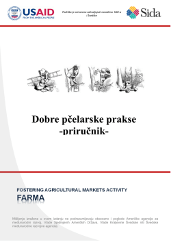 Dobre pčelarske prakse -priručnik-